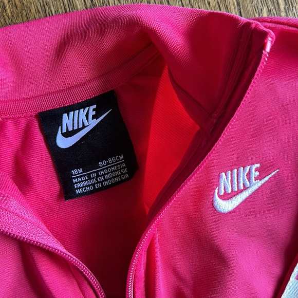 Nike Pink Zip Up Jacket Toddler / 18 Month - Picture 2 of 2